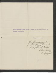 Nachlass Franz Steindachner, Brief von Ferdinand Strohschneider an Franz Steindachner (12.08.1907), Inv.Nr. 523.01, Seite 3